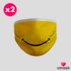 Masque de protection en tissu motif Smile umask